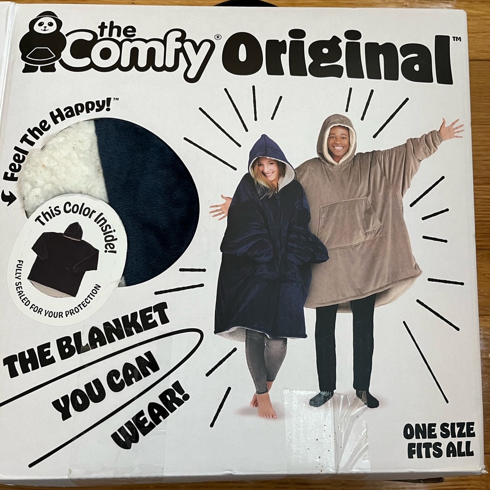 Comfy USA Original Wearable Blanket - Navy one size